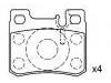 Bremsbelagsatz, Scheibenbremse Brake Pad Set:002 420 01 20