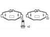 Plaquettes de frein Brake Pad Set:003 420 65 20