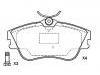 刹车片 Brake Pad Set:701 698 151 D