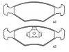 Bremsbelagsatz, Scheibenbremse Brake Pad Set:5882984