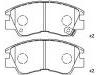 Bremsbelagsatz, Scheibenbremse Brake Pad Set:MB 500 812