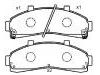 Bremsbelagsatz, Scheibenbremse Brake Pad Set:2L54-2001A