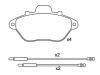 Bremsbelagsatz, Scheibenbremse Brake Pad Set:4250.80