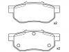 刹车片 Brake Pad Set:43022-SR3-G02