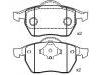 Bremsbelagsatz, Scheibenbremse Brake Pad Set:8D0 698 151 A