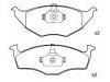 тормозная кладка Brake Pad Set:6E0 698 151