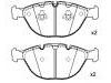 刹车片 Brake Pad Set:34 11 2 180 420