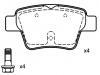 Bremsbelagsatz, Scheibenbremse Brake Pad Set:4253.22