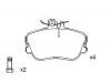 Bremsbelagsatz, Scheibenbremse Brake Pad Set:002 420 22 20