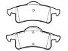 тормозная кладка Brake Pad Set:5011970AA