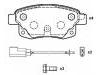 Pastillas de freno Brake Pad Set:6C11-2M008-AC