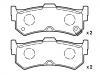 刹车片 Brake Pad Set:44060-44B90