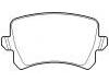 Bremsbelagsatz, Scheibenbremse Brake Pad Set:5N0 698 451